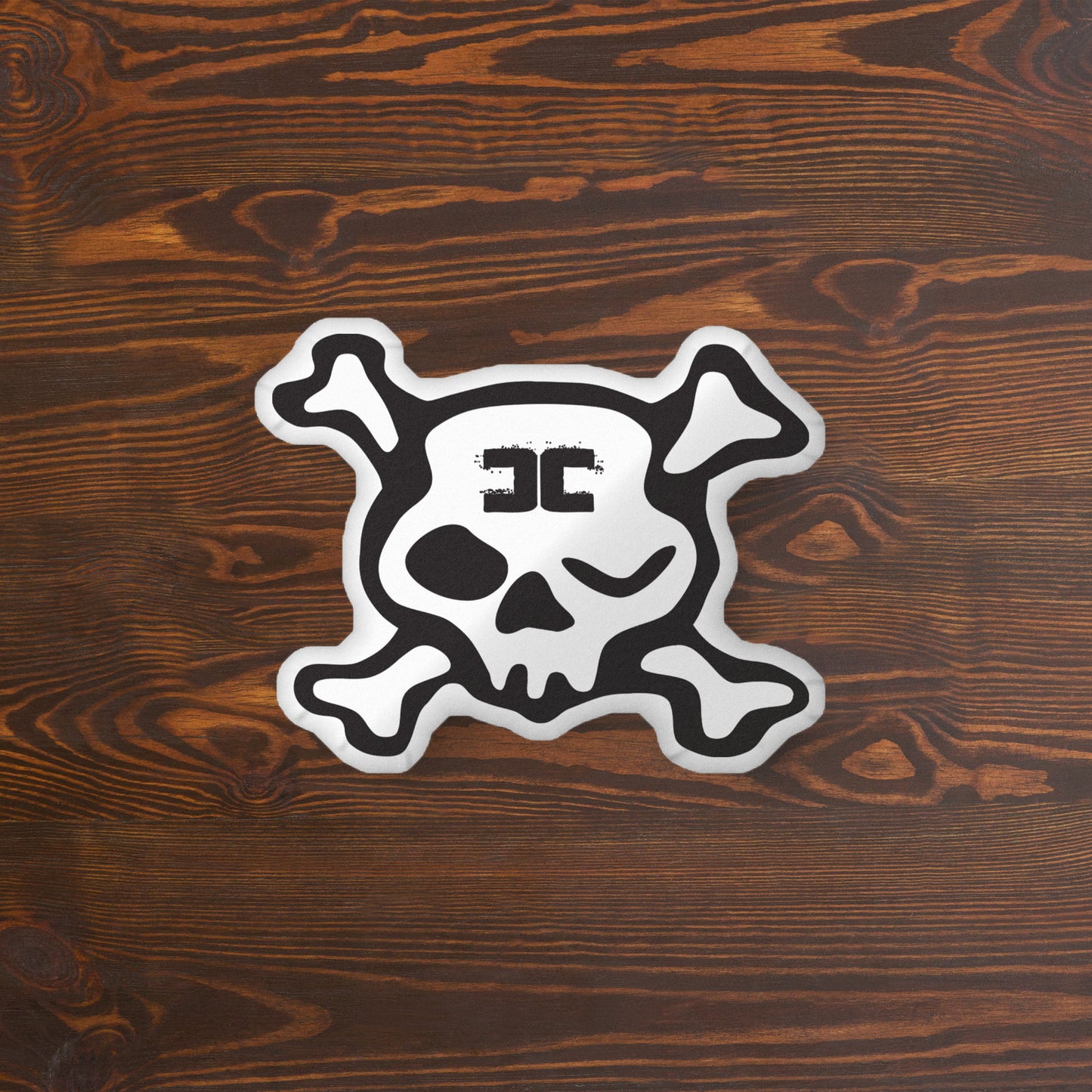 Old School Combichrist Winky Skull pillow