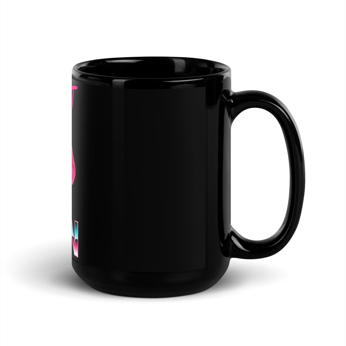 DO IT IN A VAN Black Glossy Mug