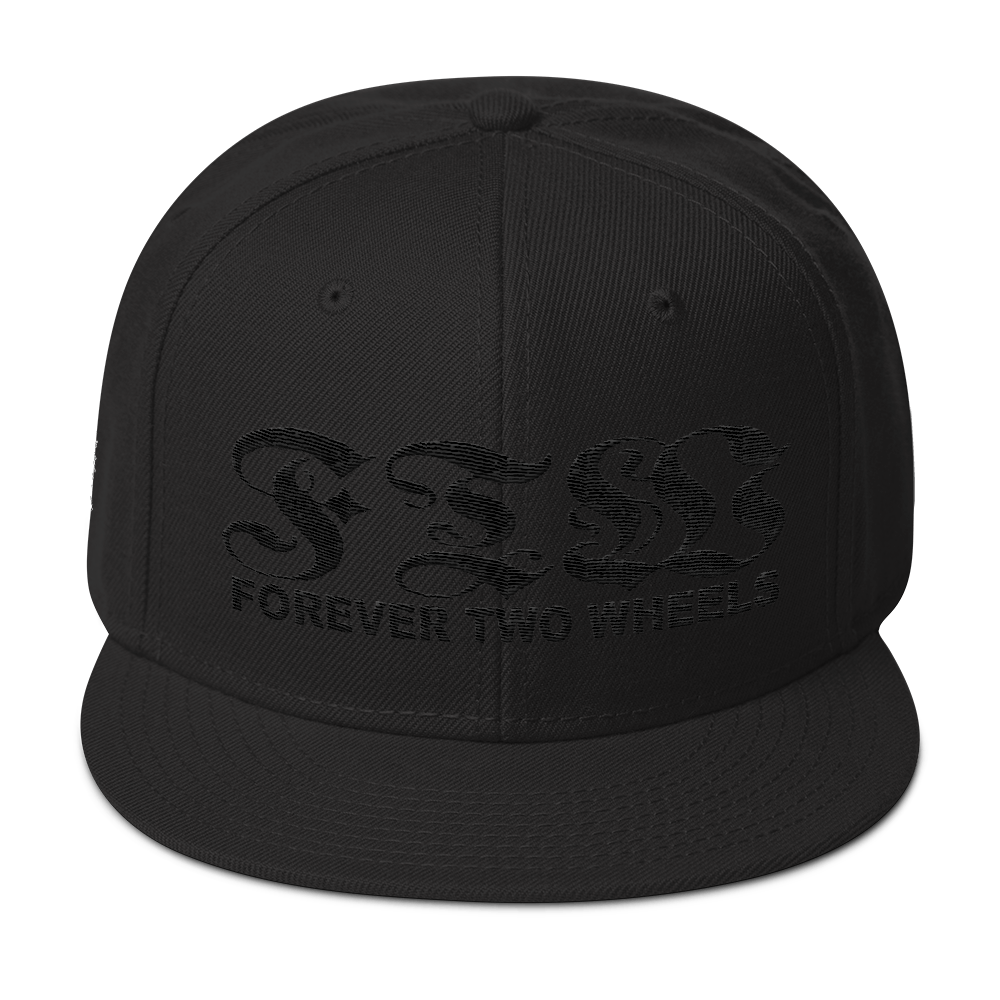 FTW Black On Black Snapback Hat