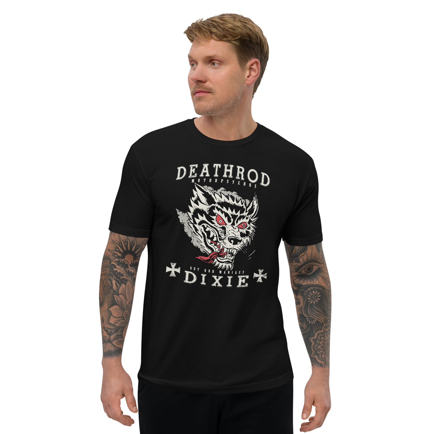 DEATHROD classic wolf Short Sleeve T-shirt