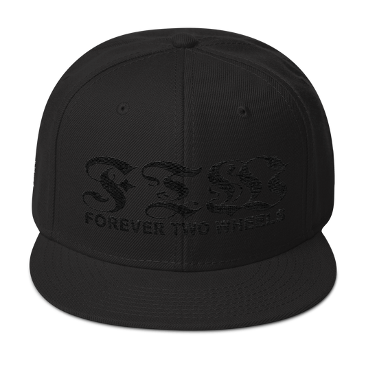 FTW Black On Black Snapback Hat